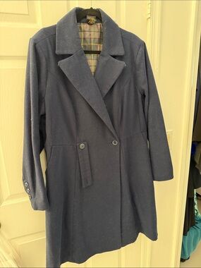 torrid Outlander Collection Navy Double-Breasted Trench Coat